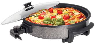 1500w Electric Pizza Pan with Glass